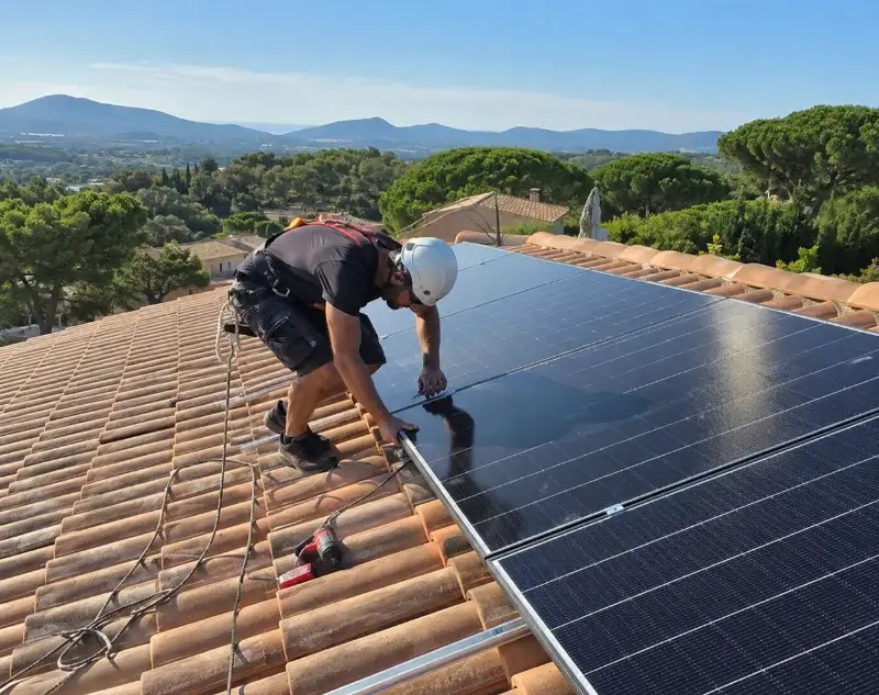 Installateur panneaux solaires Courry — pose photovoltaïque sur toiture