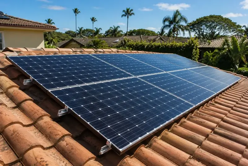 Installation de panneaux solaires à Courry